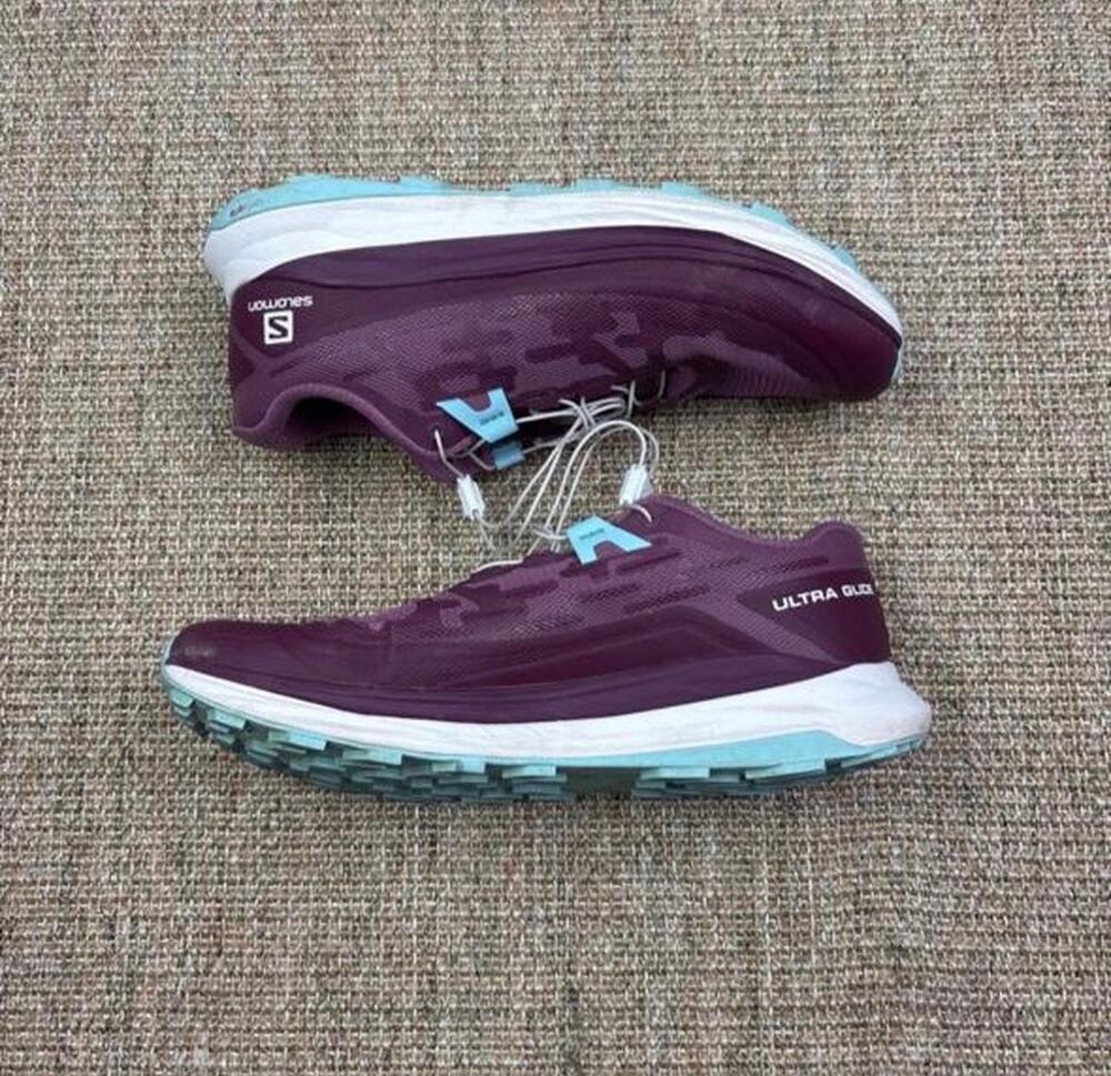 👟 Salomon Ultra Glide Trail Running Shoes | Size 8.5 | Purple/Blue